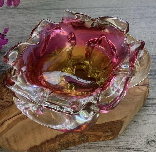 Vintage czech art glass - czech,