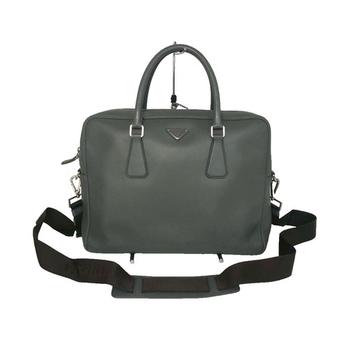 Prada saffiano briefcase - prada,