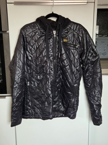Star raw men black - raw, quilted