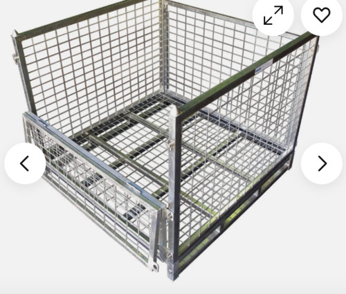 Steel stillage cage - steel,
