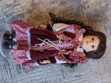 Victorian Style Porcelain Doll  Traditional Victorian Style Dress