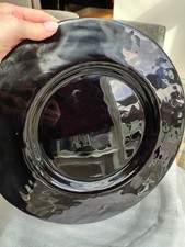 Black glass plate charger - plate,