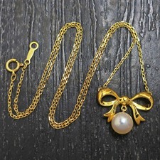 MIKIMOTO K18YG Yellow Gold