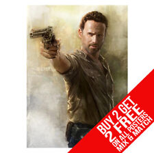 THE WALKING DEAD BB6 RICK GRIMES POSTER PRINT A4 A3 SIZE - BUY 2 GET ANY 2 FREE