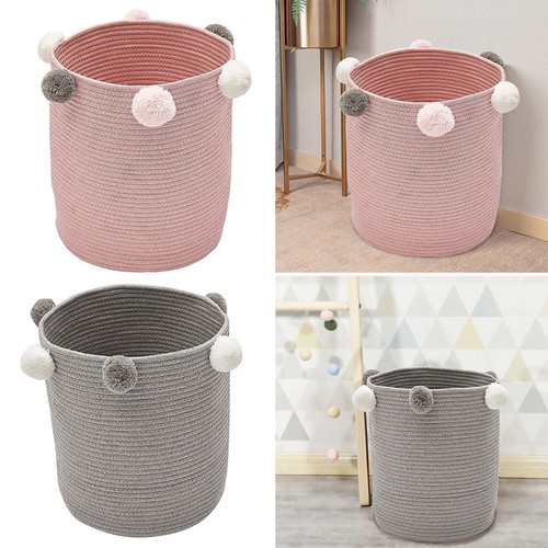 Large woven rope basket - woven,