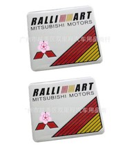 2PCS Car Body Emblem Aluminum