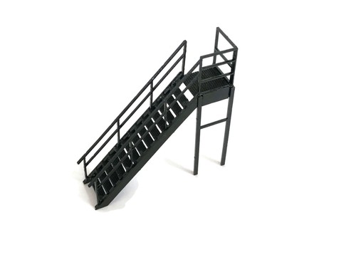 Steel staircase fire escape - staircase, /