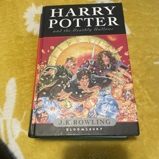 Harry Potter &the Deathly Hallows-J. K. Rowling Hardback, 2007 1st Edition 