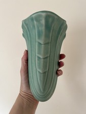 Langley Wall Pocket Art Deco Green 1930’s style vintage