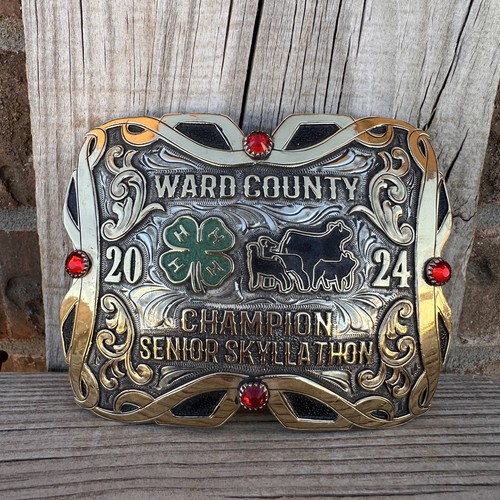 Cowboy trophy rodeo style - rodeo, belt