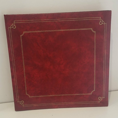 Vintage burgundy faux leather - burgundy,