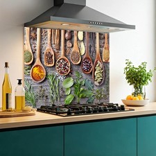 Printed glass kitchen - printed,
