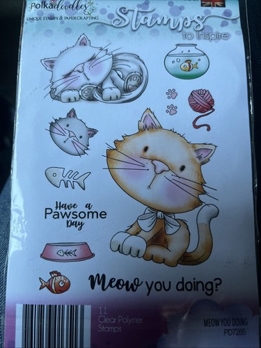 Polkadoodles meow you doing - polkadoodles,
