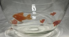 9" Glass Serving Bowl Hand