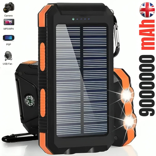 9000000mah solar powe bank - solar,