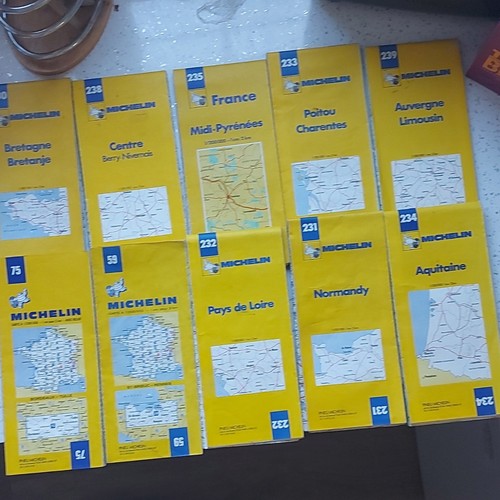 Michelin folding road - maps, of