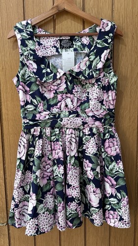 Hearts roses navy - hearts,