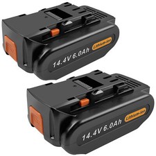 2Pcs 14.4V 6Ah Battery for