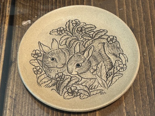 Poole pottery stoneware plate - pottery,