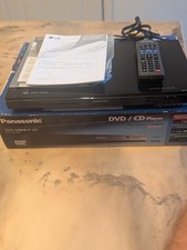Panasonic DVD-S48 DVD Player with box  manuals power lead scart cable and remote