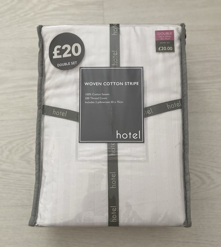 Dunelm hotel woven - woven, cotton