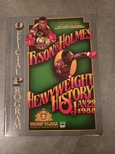 Mike Tyson VS Larry Holmes Programme 1988.