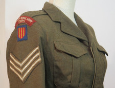 1953 Battledress: Women's Royal Army Corps Battledress : SERGEANT: Rare : KOREA