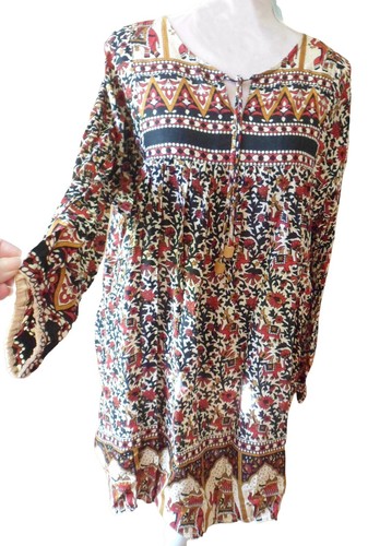 Elephant print indian hippy - print,