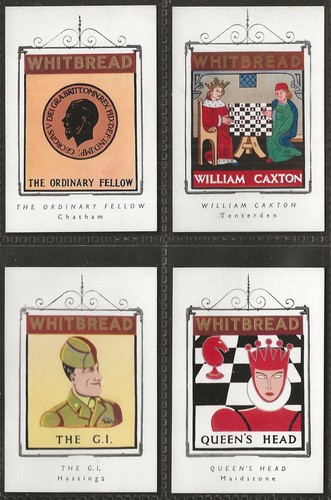 Whitbread full set inn signs - set-,