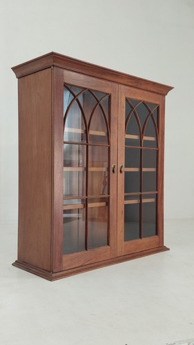 Antique solid wood glass - glass, door