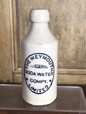 ANTIQUE STONEWARE BOTTLE THE