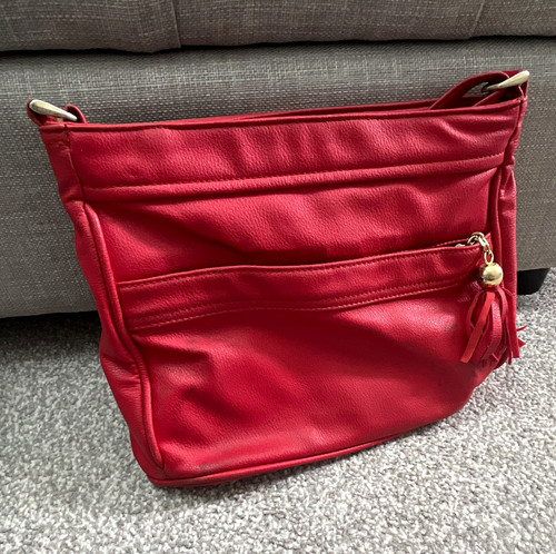 Shilton red faux leather - faux,