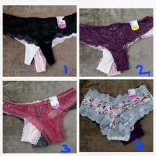 Primark ladies 3pk lace brief - 3pk,