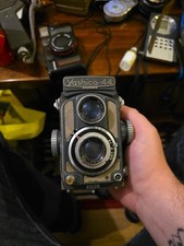 Yashica-44 Vintage Twin Lens Film Camera with Yashikor 60mm f/3.5 Lenses