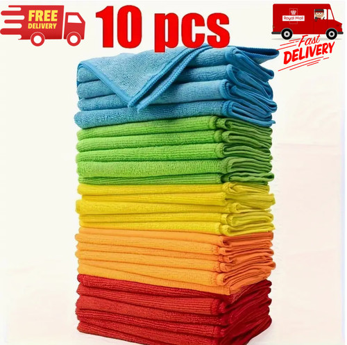 10pcs microfiber cleaning - microfiber,