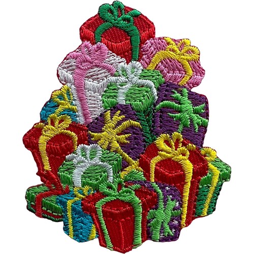 Christmas presents patch iron - christmas,