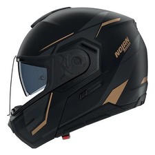 Nolan N90-3 06 SINCRONO 351 Flip Front Modular Motorcycle Helmet Black Gold Grey