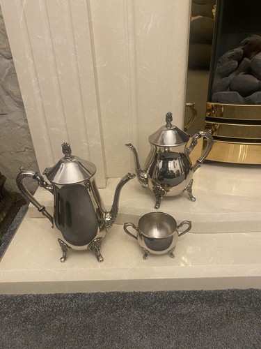 Silver plated tea - and, coffee