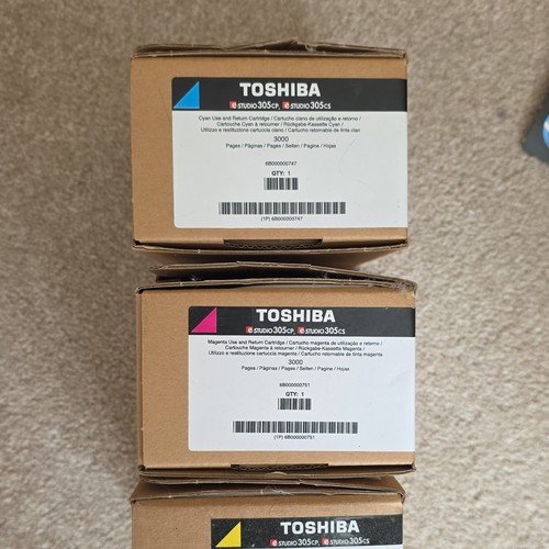 Toshiba genuine cyan magenta - genuine,