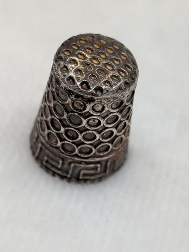 Vintage thimble ornate antique - vintage,