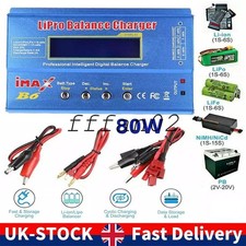 IMAX B6 80W Battery Charger Lipo NiMh Batteries Balance Digital Charger Power UK