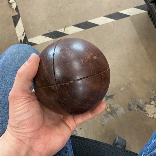 Antique lignum vitae wooden - vitae,