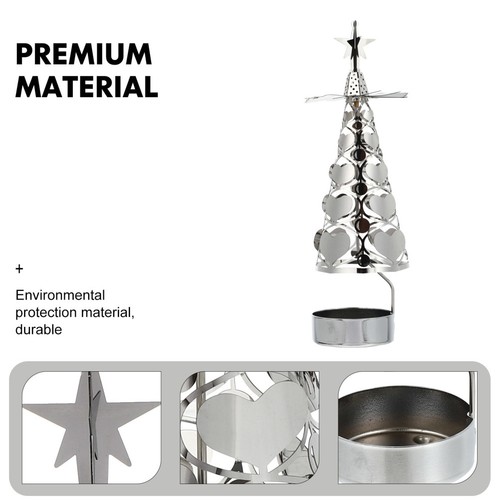 Tree shaped candles rotatable - shaped,