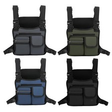 Chest Rig Bag Front Pack Pouch Chest Bag Backpack for Cycling Outdoor Camping