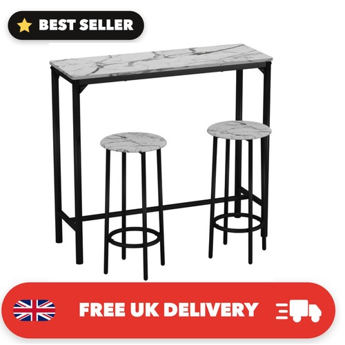 Modern white marble bar table - modern,