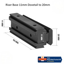 11mm Dovetail to 20mm Weaver