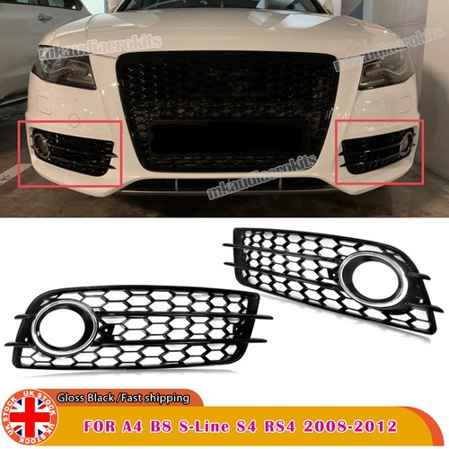 Chrome black honeycomb - l+r,