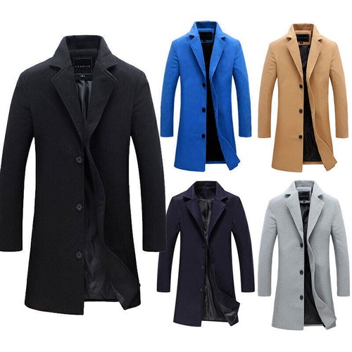 Mens winter warm formal trench - winter,