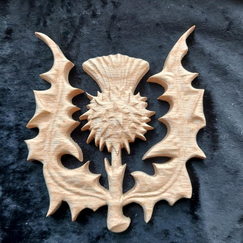 Scottish thistle wood - scottish,