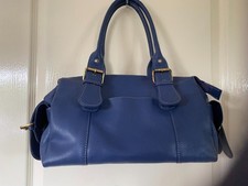 Joshua Taylor Ladies Genuine Leather Handbag - Purple